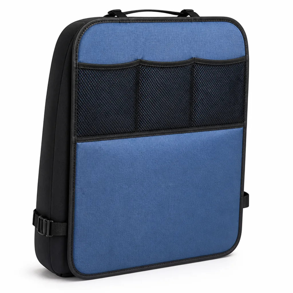 Backseat Car Seat Protector with Mesh Storage Pockets