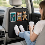 Backseat Car Seat Protector with Mesh Storage Pockets
