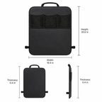 Backseat Car Seat Protector with Mesh Storage Pockets
