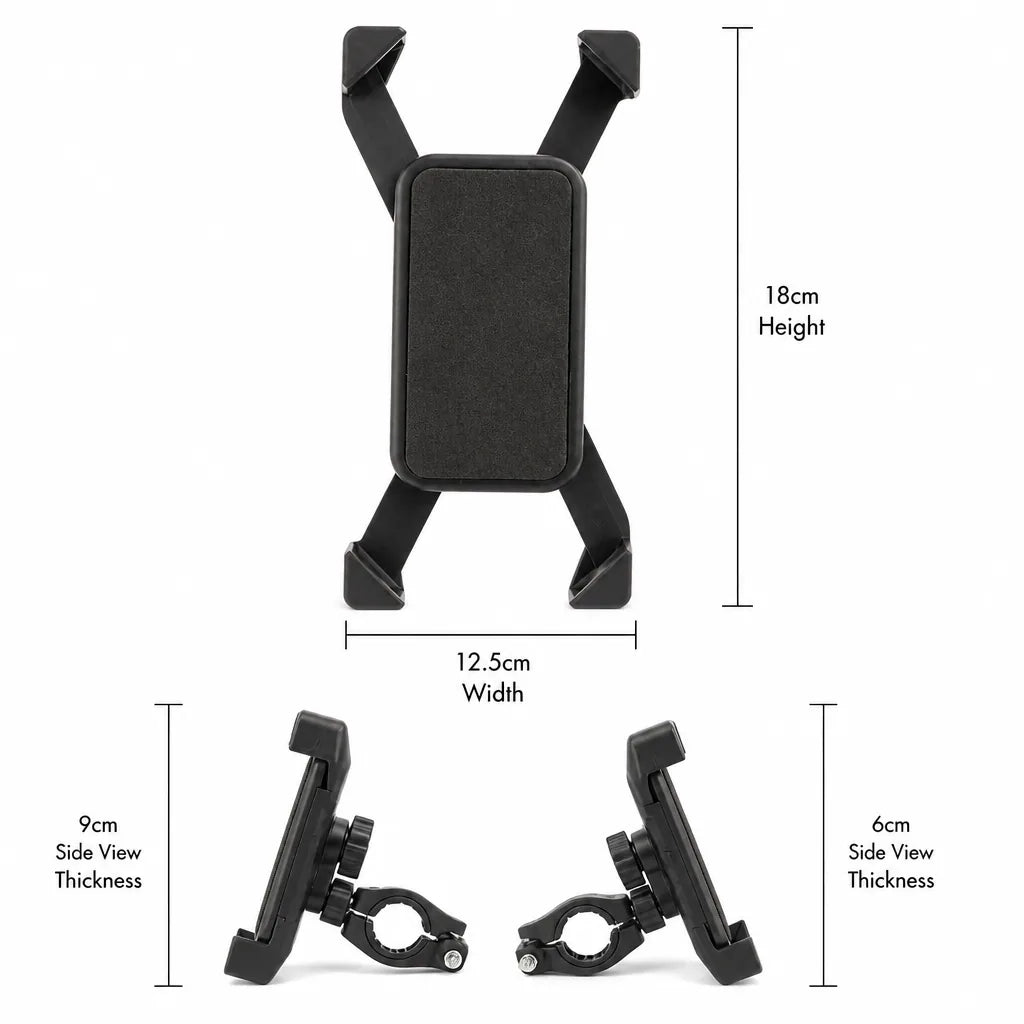 Bike Smartphone Mount with Full Rotation