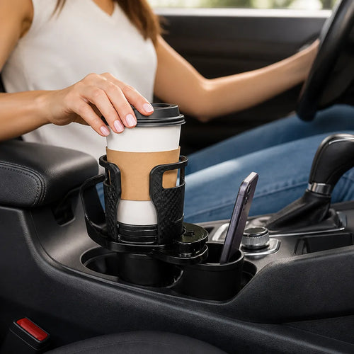 Car Cup Holder with Rotating Mount