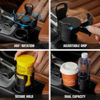 Car Cup Holder with Rotating Mount