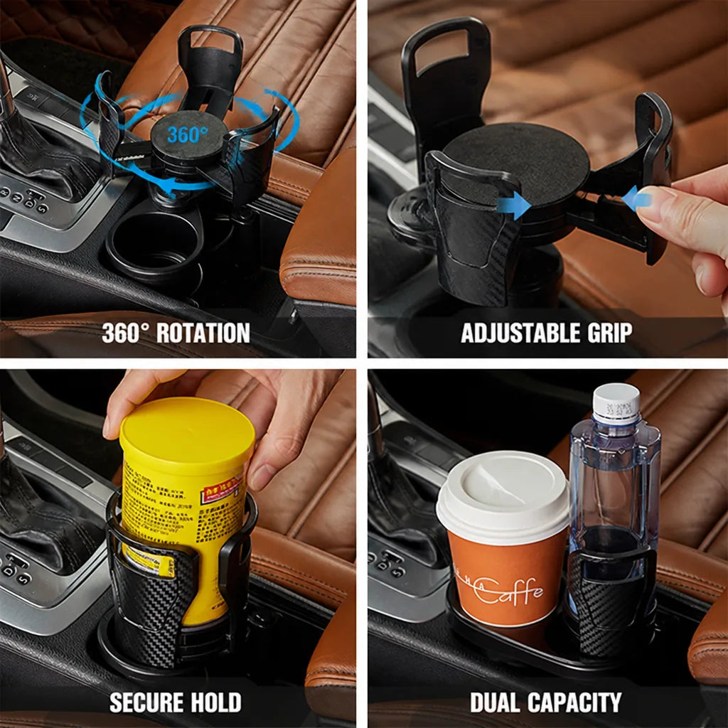 Car Cup Holder with Rotating Mount