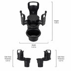 Car Cup Holder with Rotating Mount