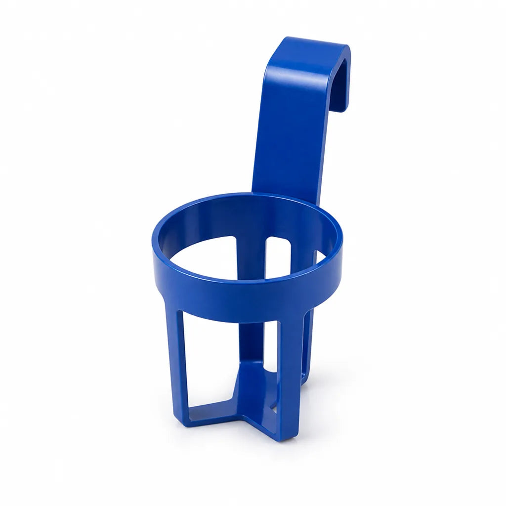 Car Door-Mounted Drink Holder with Clip Attachment