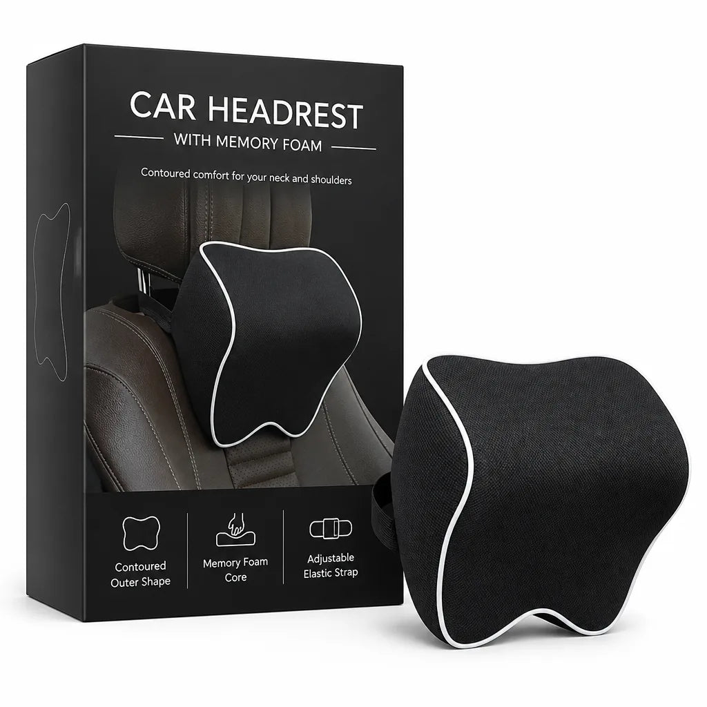 Car Headrest with Memory Foam