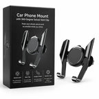 Car Phone Mount with 360-Degree Swivel Vent Clip