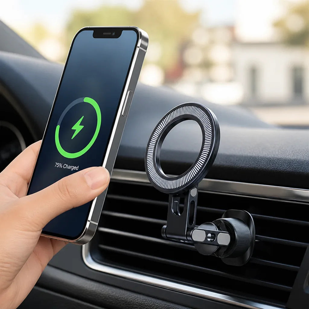 Car Phone Vent Mount with MagSafe Magnetic Attachment
