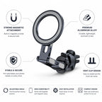 Car Phone Vent Mount with MagSafe Magnetic Attachment
