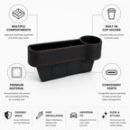 Car Seat Gap Organizer with Cup Holder
