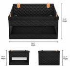 Dog Car Seat Cover with Fastening Straps
