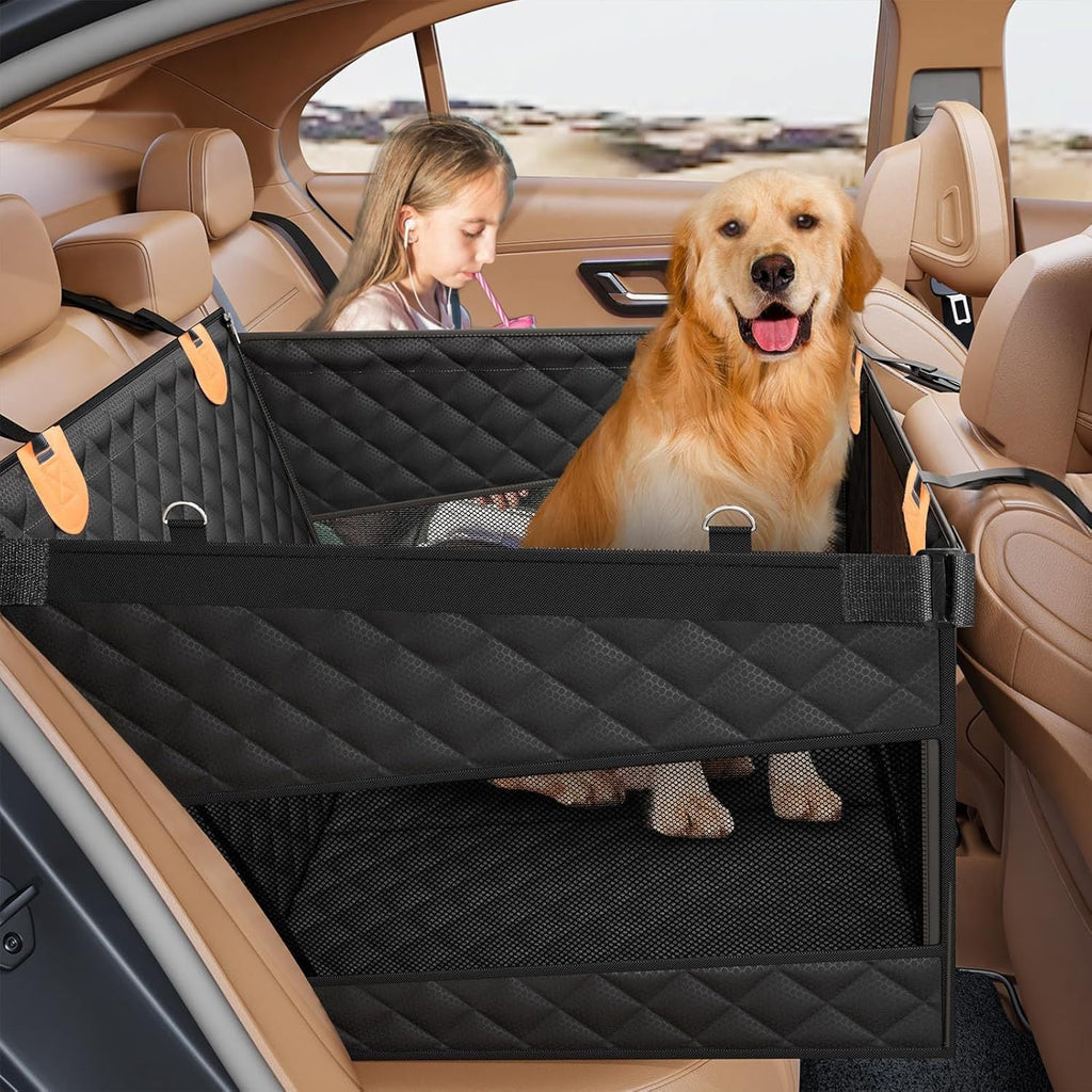Dog Car Seat Cover with Fastening Straps