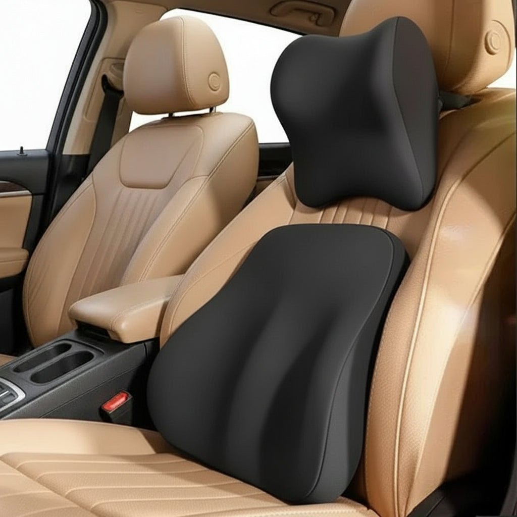 Memory Foam Neck and Lumbar Pillow