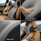 Memory Foam Neck and Lumbar Pillow