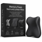 Memory Foam Neck and Lumbar Pillow