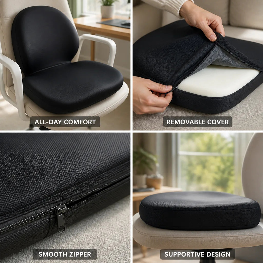 Seat Cushion with Removable Cover