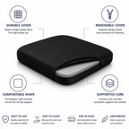 Seat Cushion with Removable Cover