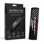 Seatbelt Pad with Hook-and-Loop Closure