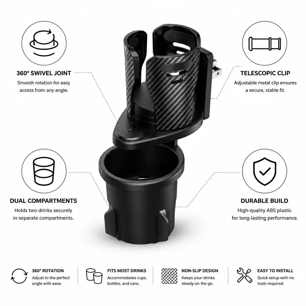 Swivel Car Cup Holder